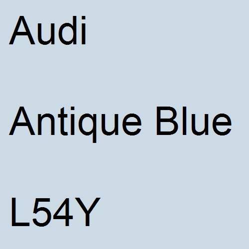 Audi, Antique Blue, L54Y.